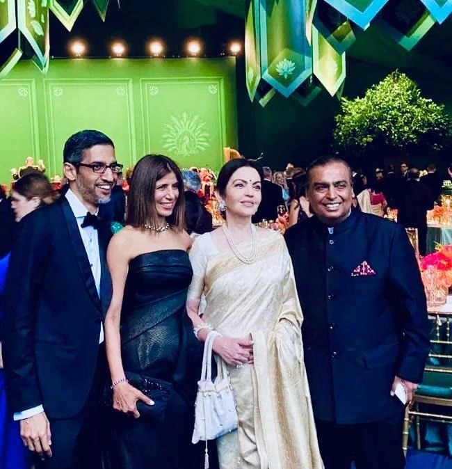 Nita Ambani Saree at White House