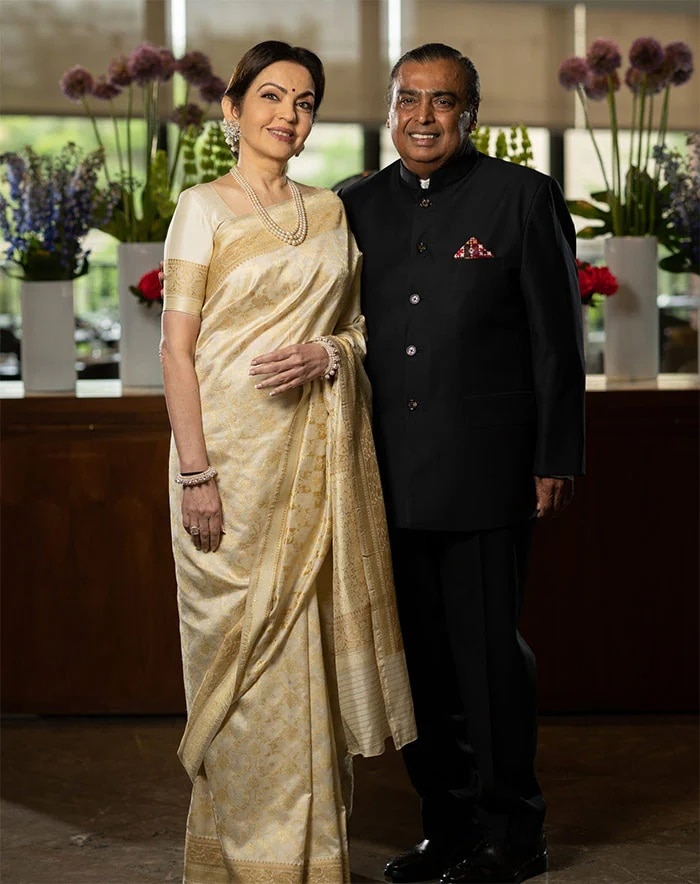 Nita Ambani Saree at White House