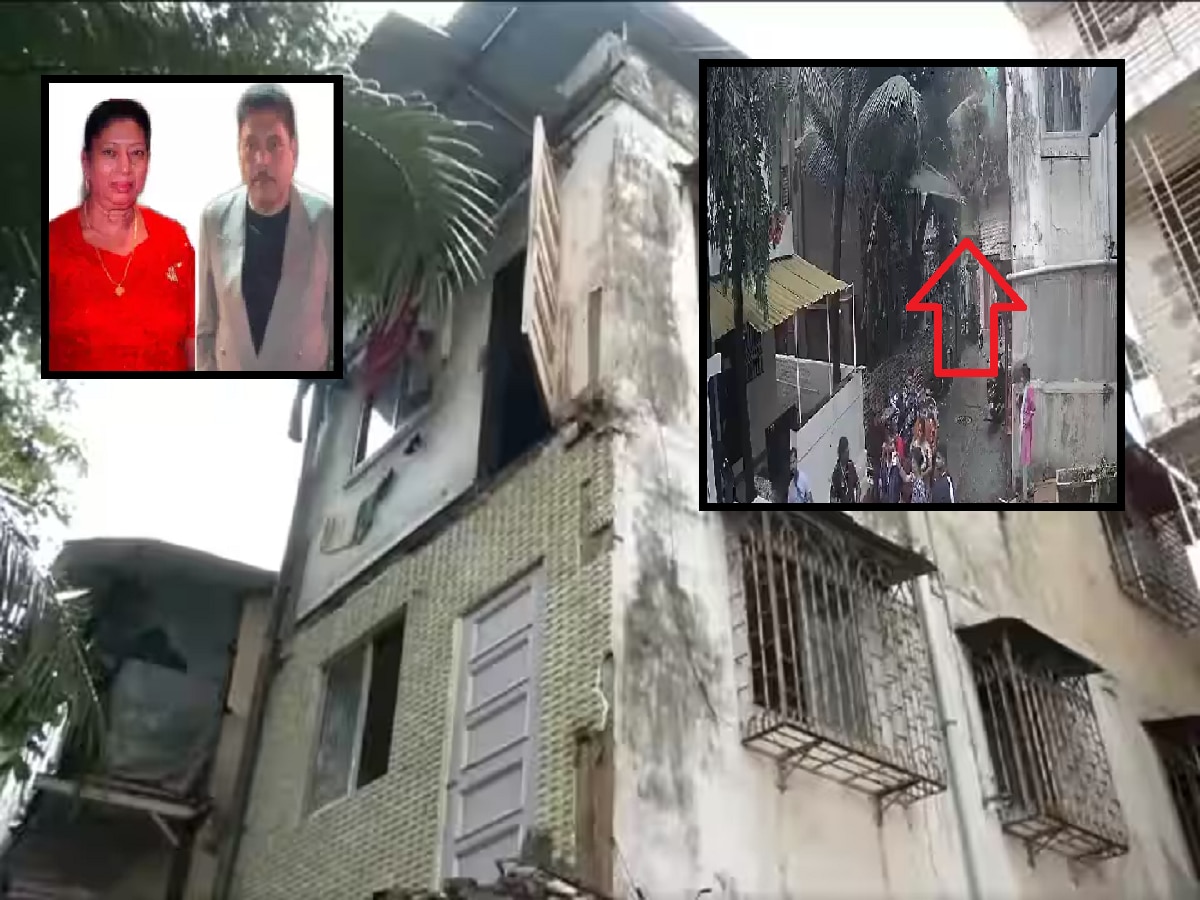 Mumbai Rains : मुसळधार पावसाने विलेपार्लेमधील 3 मजली इमारत कोसळतानाचा VIDEO समोर, ते सगळं थोडक्यात... title=