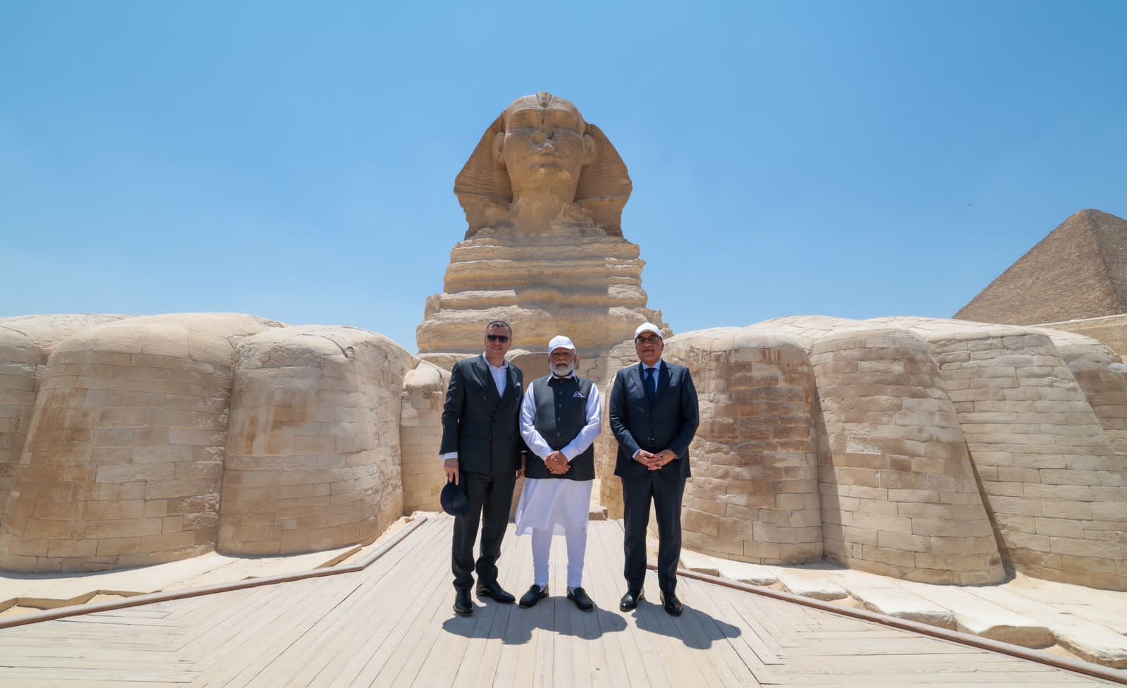 PM Modi Visits Great Pyramid of Giza