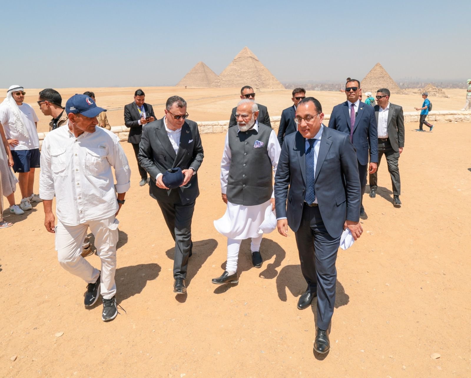 PM Modi Visits Great Pyramid of Giza