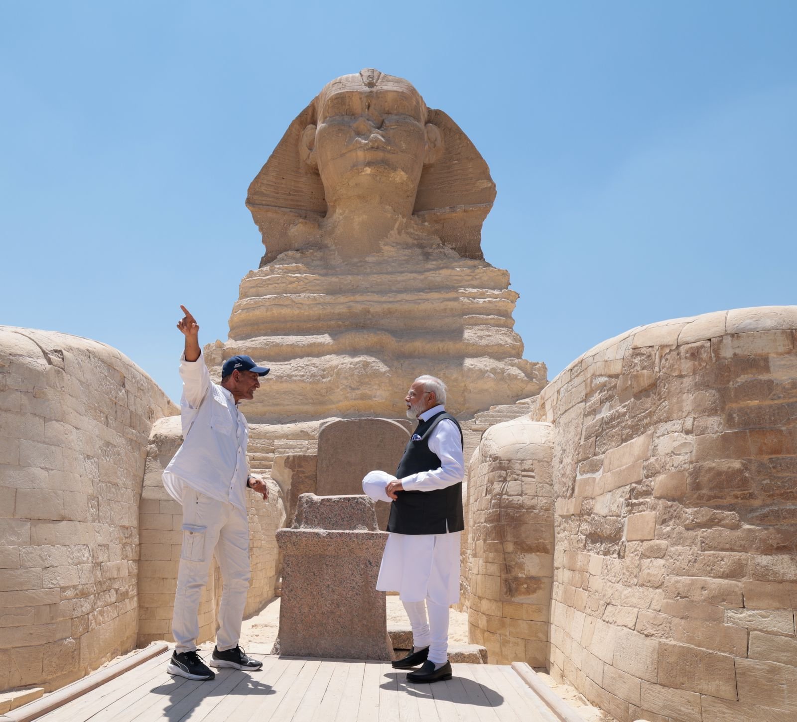 PM Modi Visits Great Pyramid of Giza