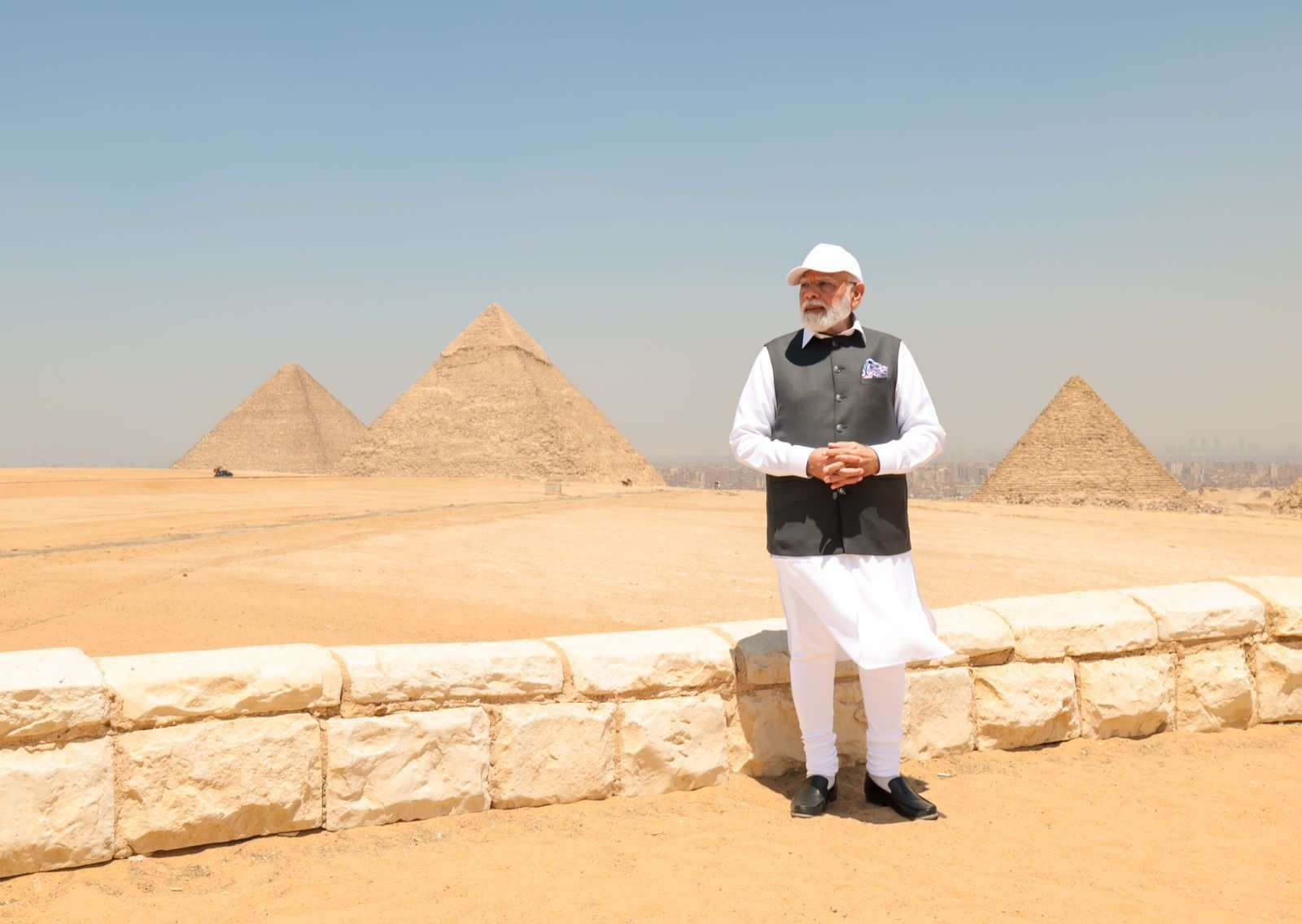 PM Modi Visits Great Pyramid of Giza