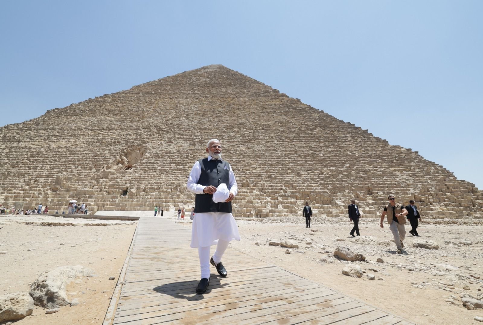 PM Modi Visits Great Pyramid of Giza