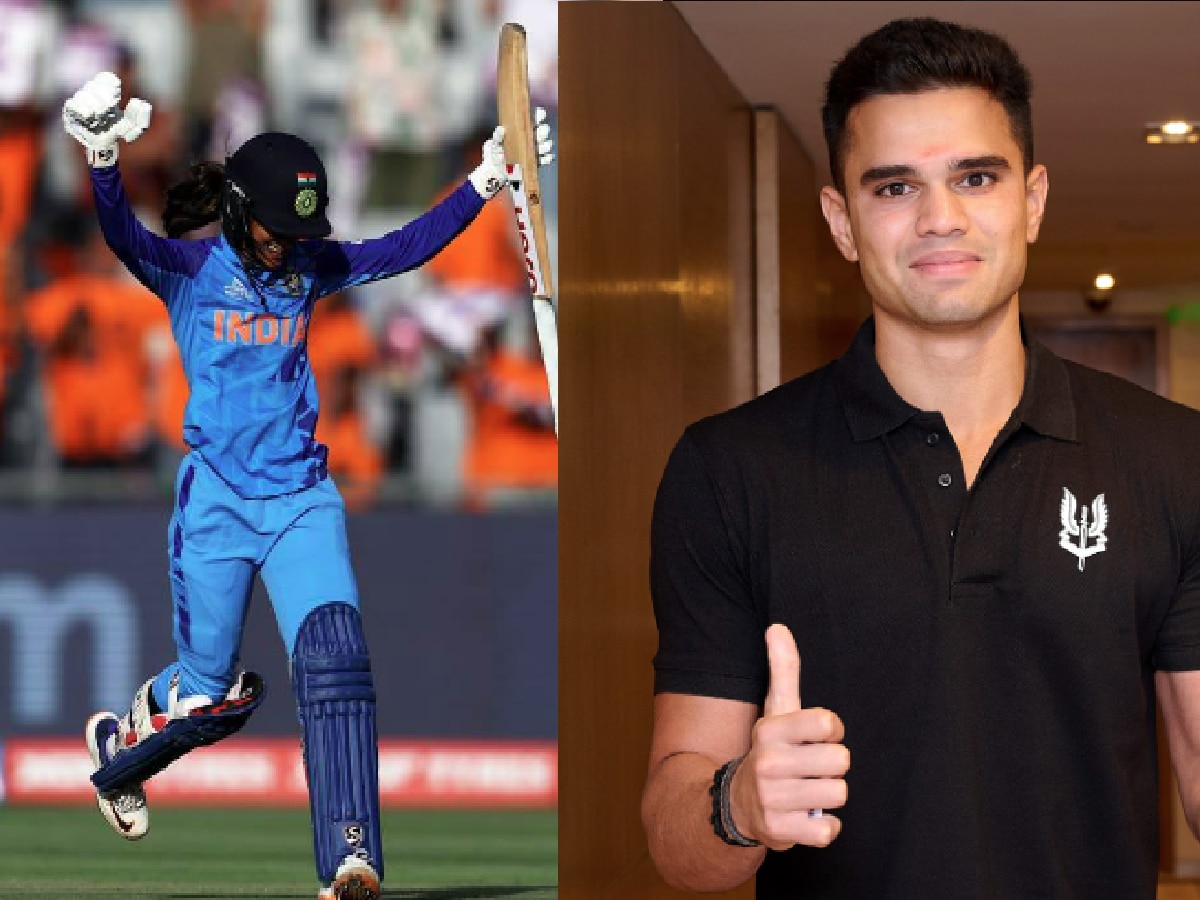 Arjun tendulkar : अर्जुन तेंडुलकरचा महिला क्रिकेटरसोबतचा फोटो व्हायरल; तिनेच सांगितलं 'खास रिलेशन' title=