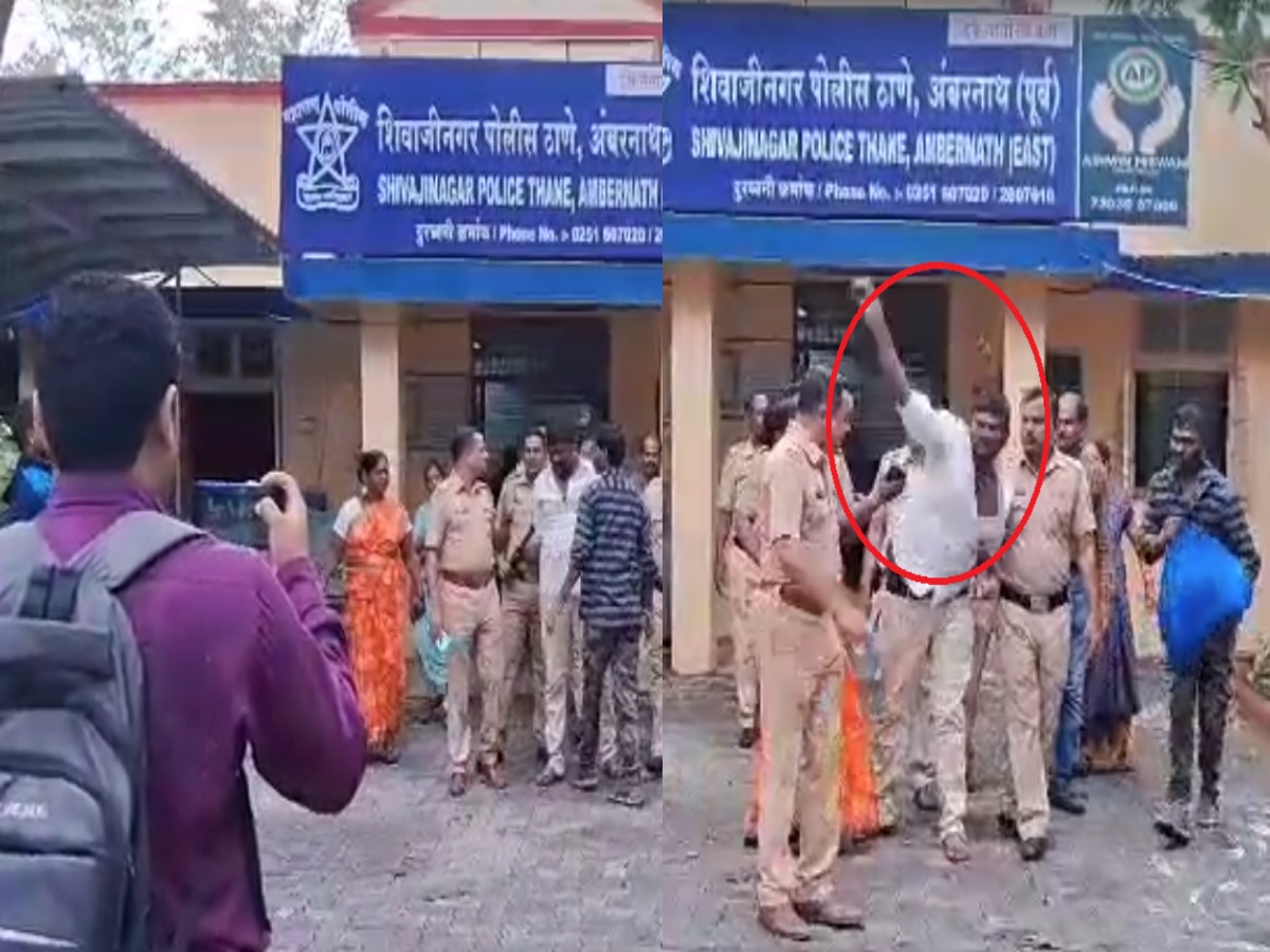 कुख्यात गुंडाने पोलिसांसमोरच पत्रकाराच्या टाळक्यात घातला दगड; पाहा धक्कादायक VIDEO