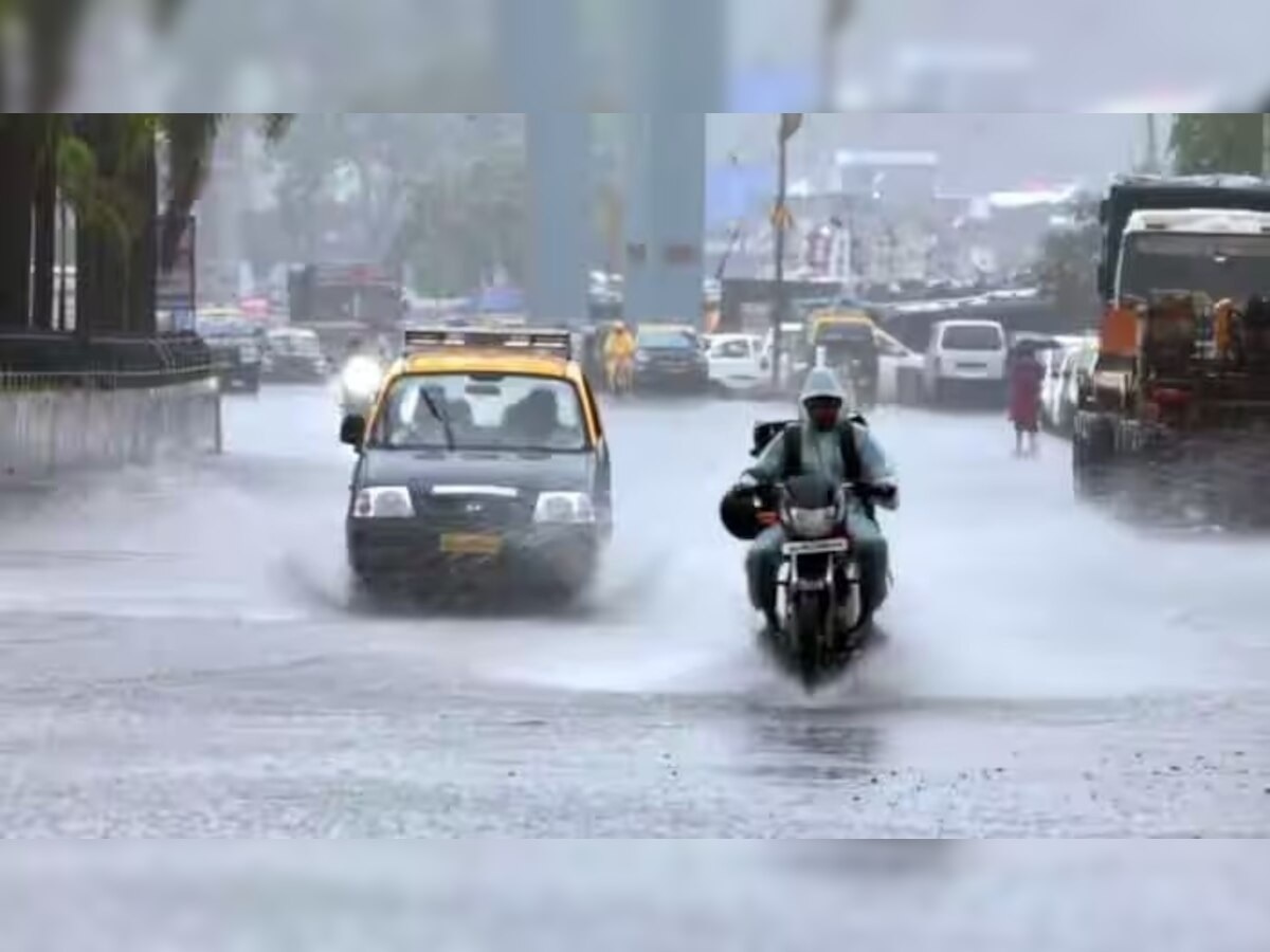 Mumbai Rains : मुंबईत पावसाची संततधार, ठाणे ते मुंबईच्या दिशेने वाहतूक कोंडी title=