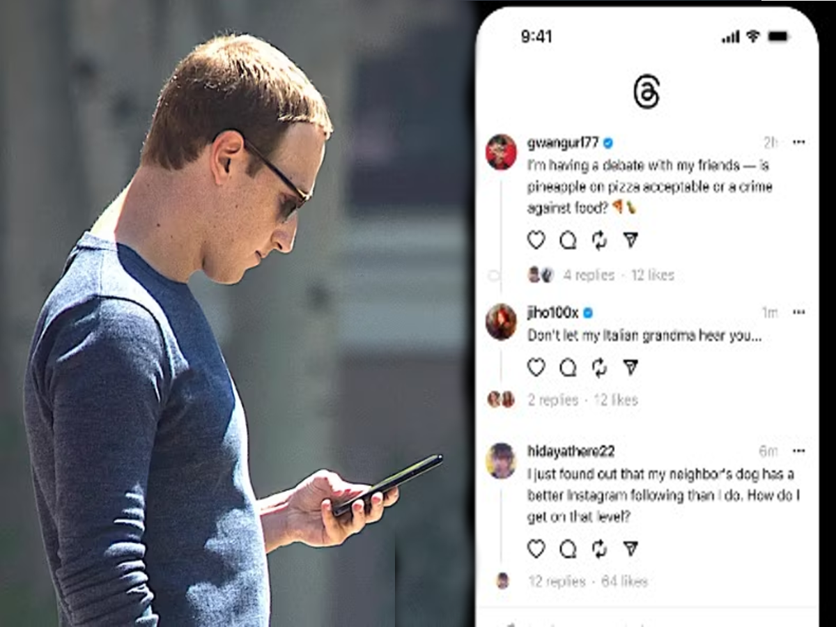 ट्विटरला टक्कर! मेटाचं Threads app लाँच; 11 वर्षांनंतर Zuckerberg चं ट्विट विक्रमी वेगानं व्हायरल  title=