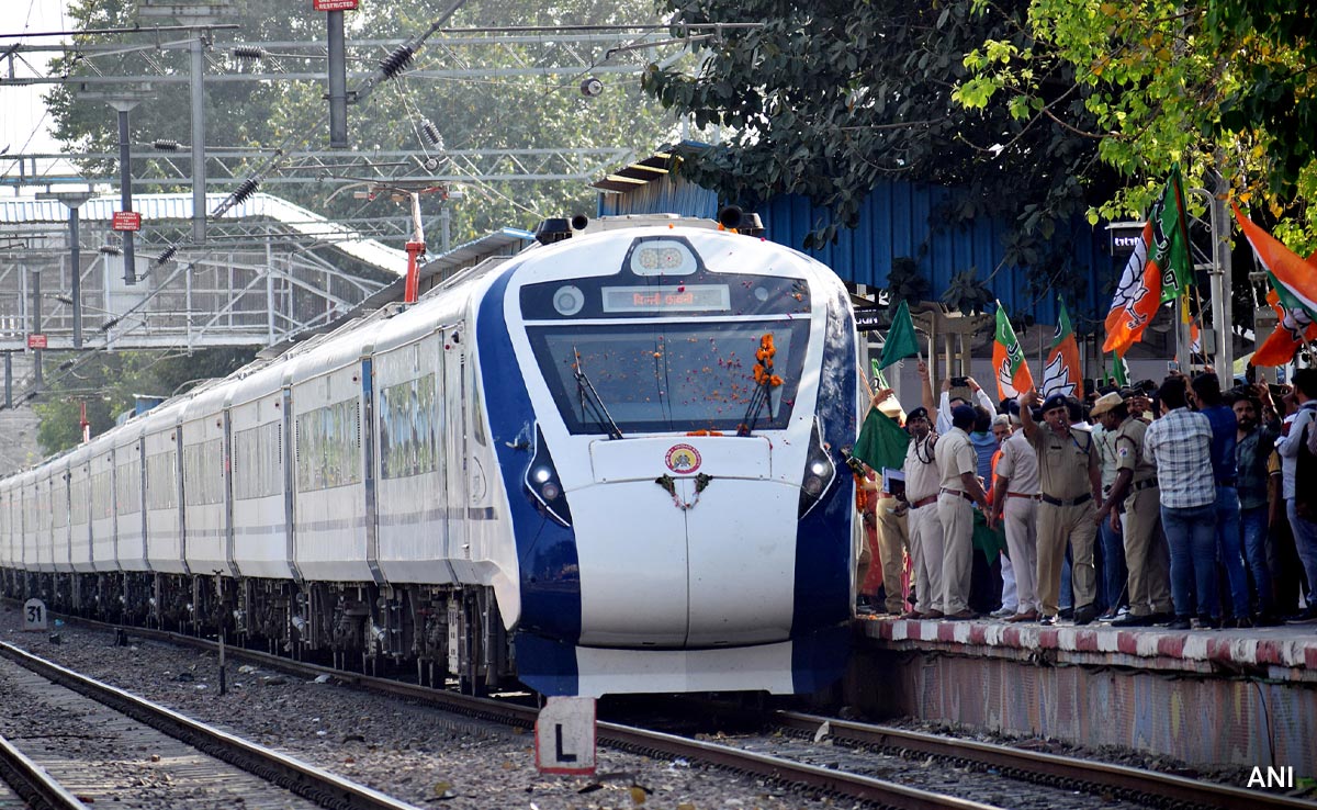 Saffron Colour Vande Bharat Express