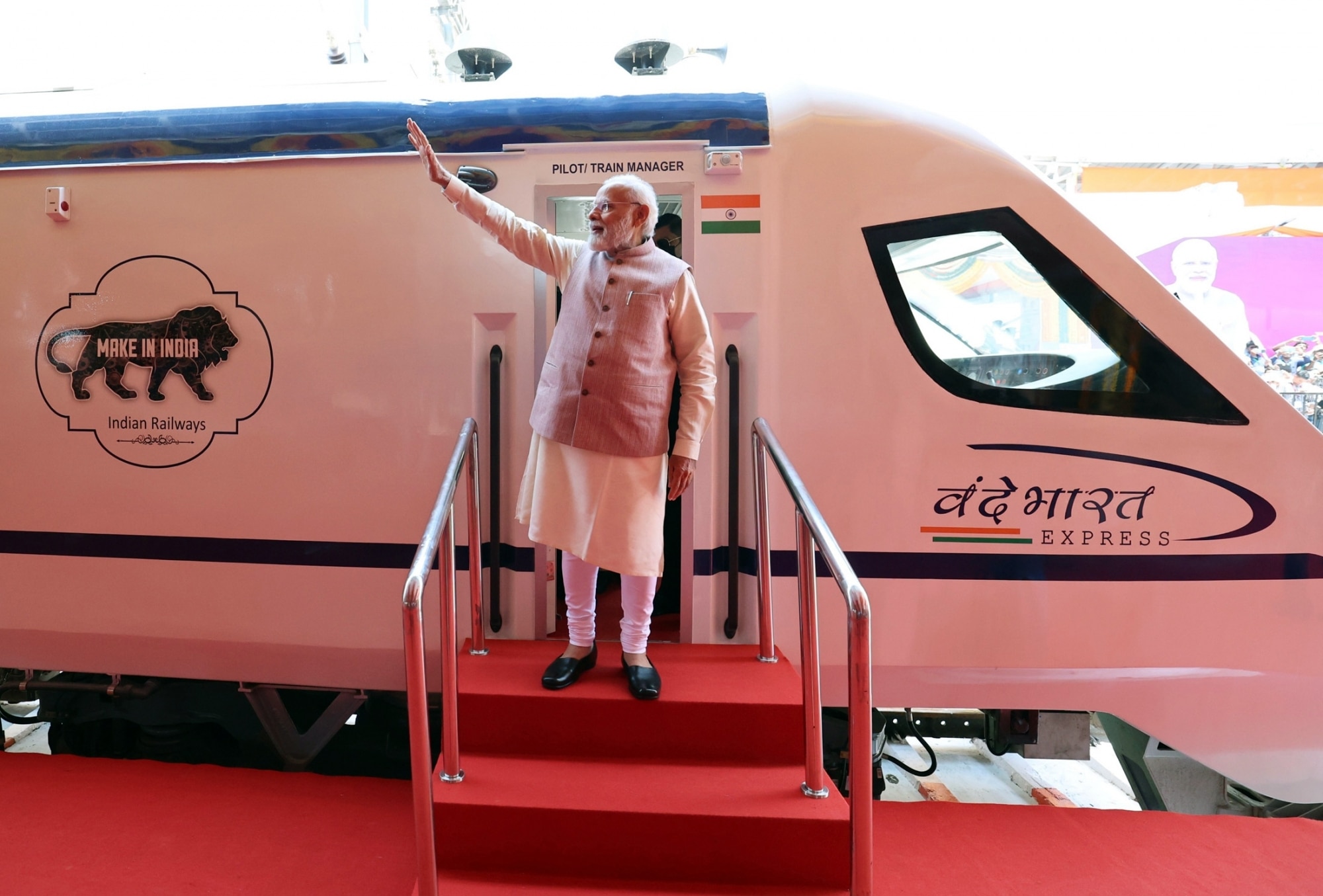 Saffron Colour Vande Bharat Express