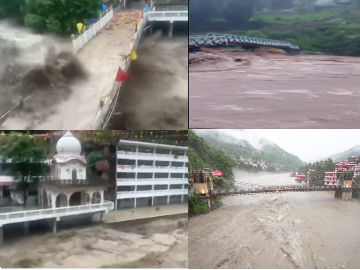 Himachal Rain : हिमाचलमध्ये नद्यांचा आक्रोश, आतापर्यंत 19 बळी; Video पाहून थरकाप उडतोय title=