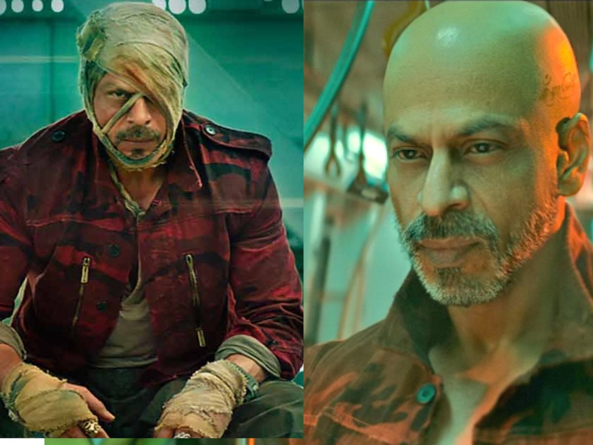 "डेन्जरस...", Shah Rukh Khan चा Jawan मधील Bald पाहून काही नेटकरी घाबरले  title=