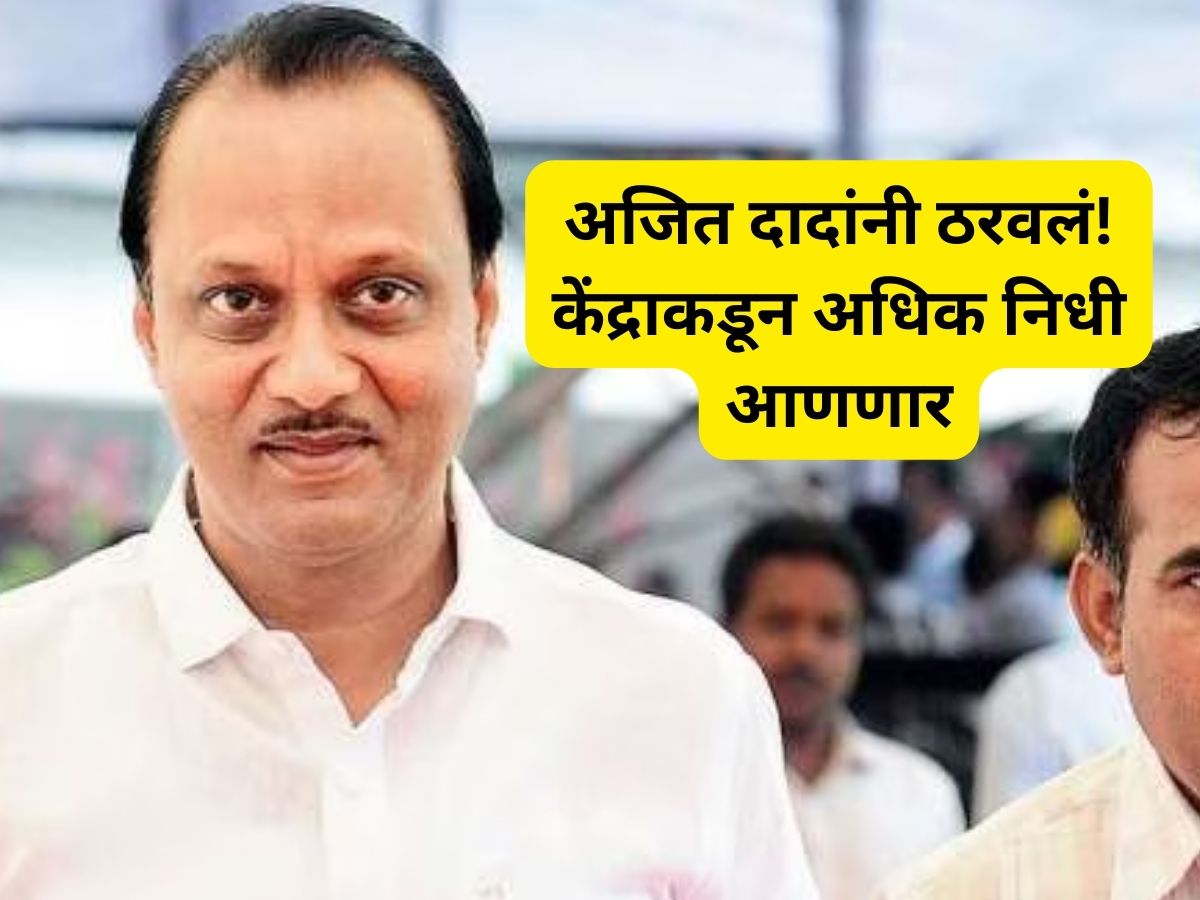 Trying to get more funds from the Center Ajit Pawar;केंद्राकडून अधिक निधी मिळविण्याचा प्रयत्न – अजित पवार
