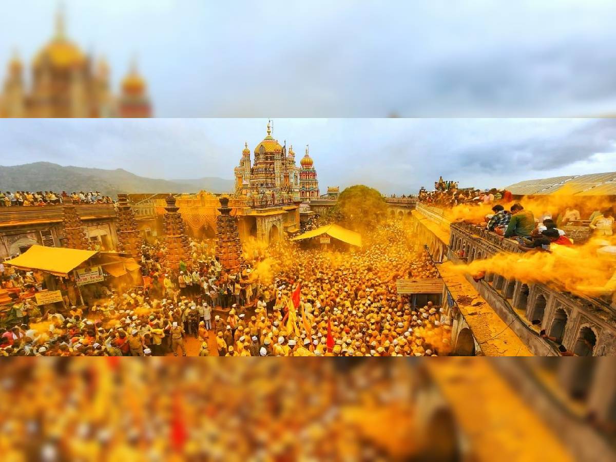 Jejuri Khandoba Temple Somvati Amavasya 2023 photos 