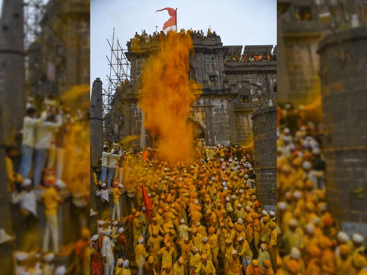 Jejuri Khandoba Temple Somvati Amavasya 2023 photos 