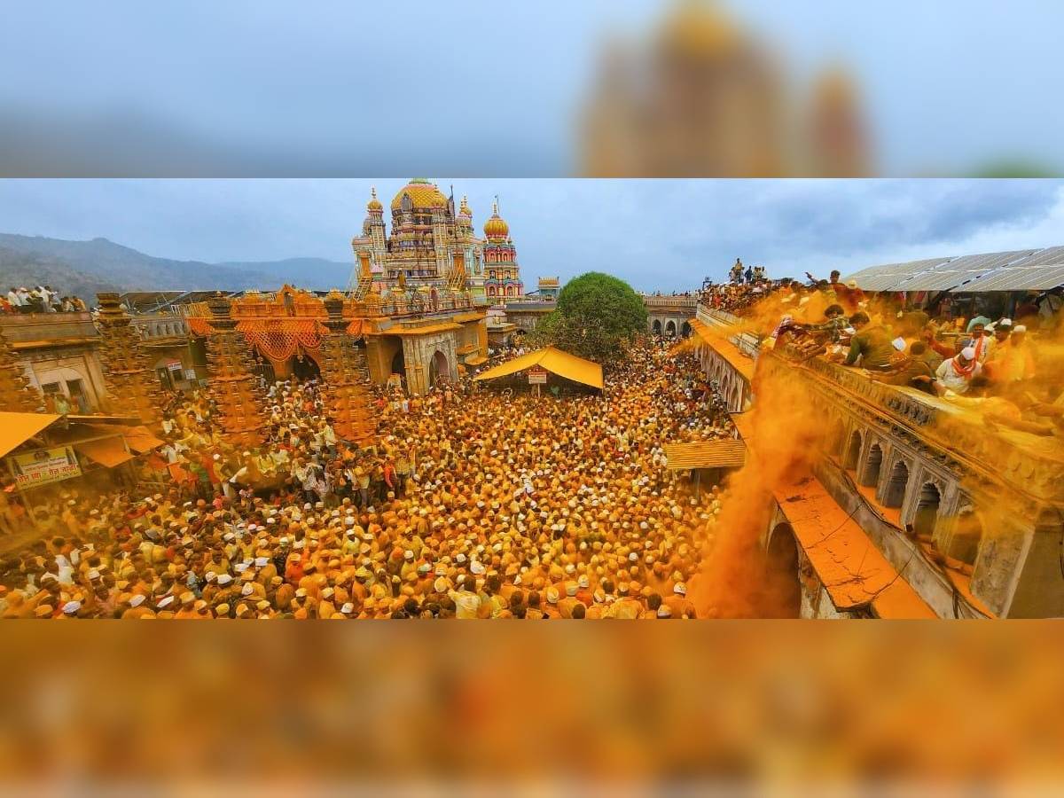 Jejuri Khandoba Temple Somvati Amavasya 2023 photos 