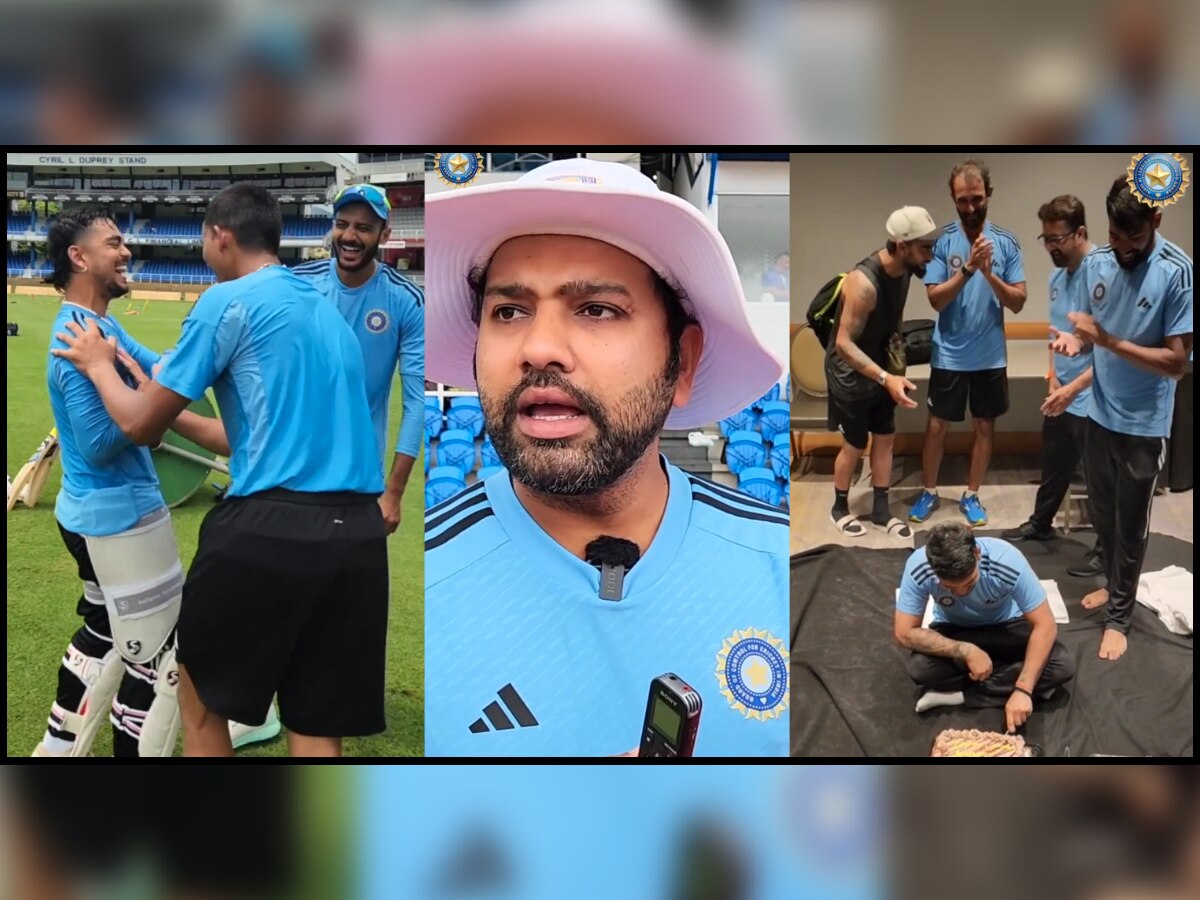 Rohit Sharma : तूच आम्हाला गिफ्ट दे! वाढदिवसाला रोहितनेच मागितलं ईशानकडे 'हे' गिफ्ट title=