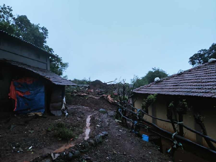 Raigad Khalapur Irshalgad Landslide horrifying photos 