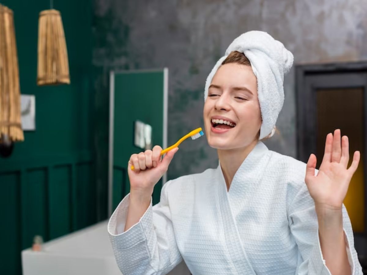 Skin Care Tips brush after bathing habit can become the cause of acne