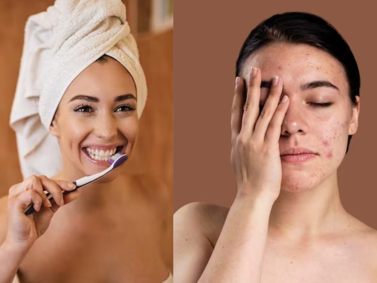 Skin Care Tips brush after bathing habit can become the cause of acne