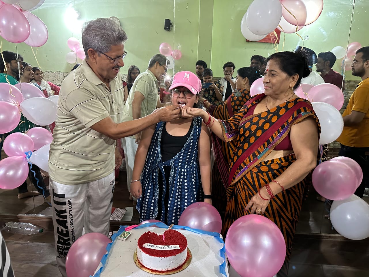 Father Celebrates Daughter First Period