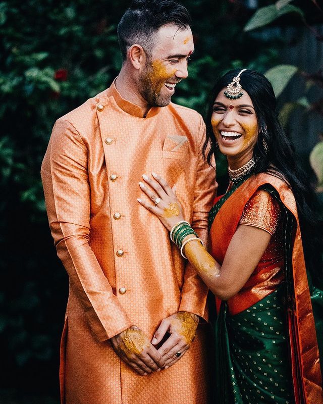 Indian Ritual Baby Shower Adorable Photos Of Vini Raman Glenn Maxwell Wife Goes Viral