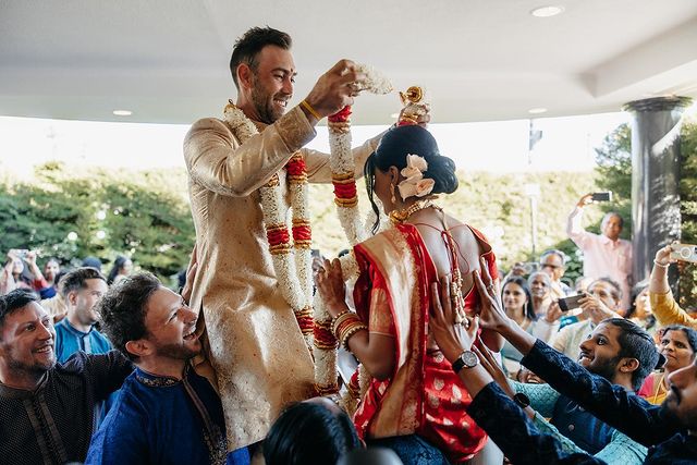 Indian Ritual Baby Shower Adorable Photos Of Vini Raman Glenn Maxwell Wife Goes Viral