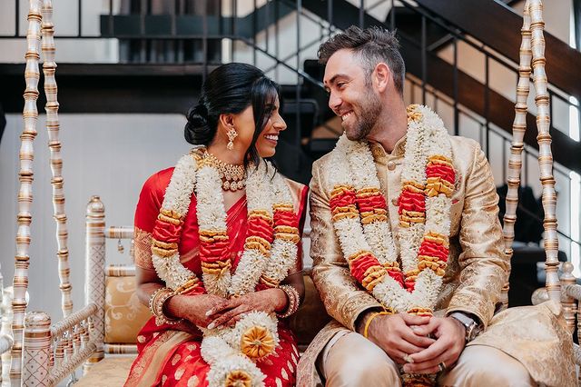 Indian Ritual Baby Shower Adorable Photos Of Vini Raman Glenn Maxwell Wife Goes Viral