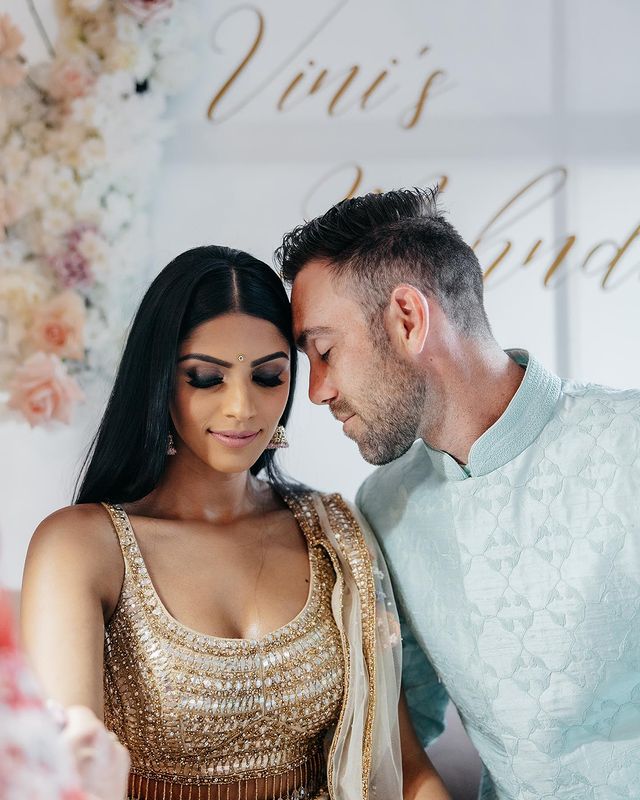 Indian Ritual Baby Shower Adorable Photos Of Vini Raman Glenn Maxwell Wife Goes Viral