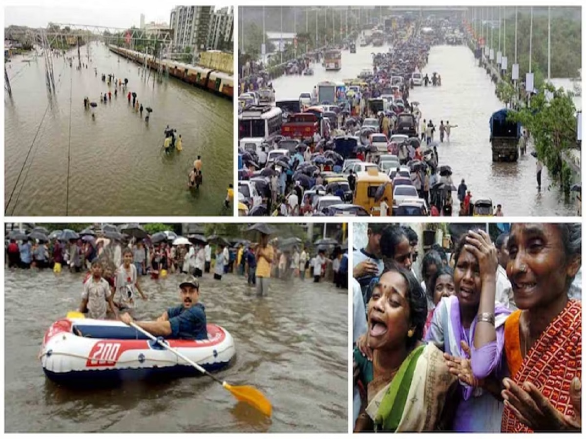 26 July Mumbai Floods Flashback Photo : मिठी कोपली, मुंबई बुडाली; आजही ...