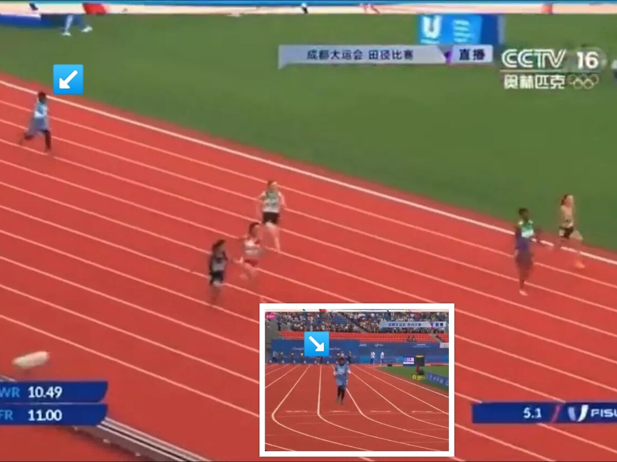 100 मीटर स्पर्धेत खेळाडूने देशाची लाज काढली! जाहीर माफी मागण्याची वेळ