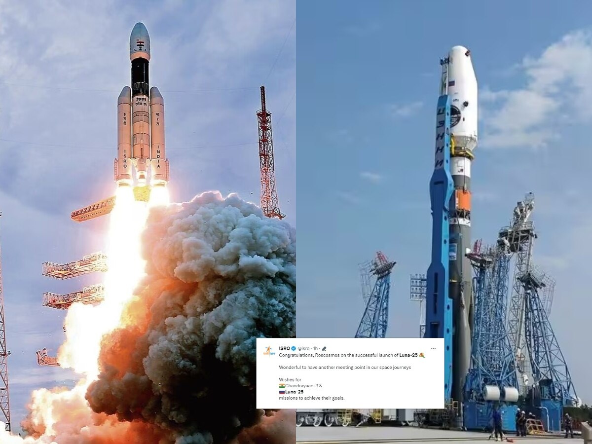 'आपल्या भेटीचं आणखी एक ठिकाण,' रशियाने चंद्रावर Luna-25 पाठवल्यानंतर ISRO चं भन्नाट ट्वीट title=