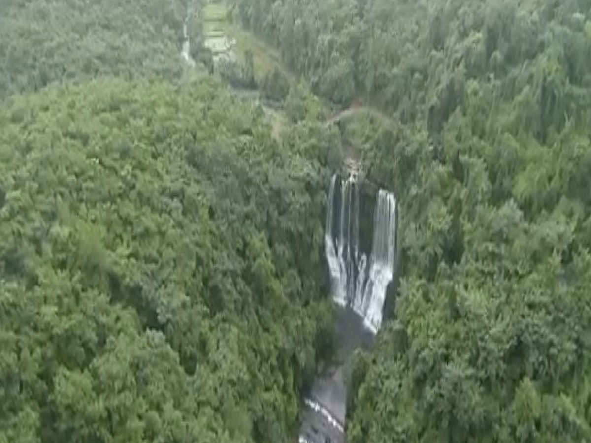 famous Savatkada waterfall in Konkan is a must see during monsoons Just 5 km from Mumbai Goa Highway