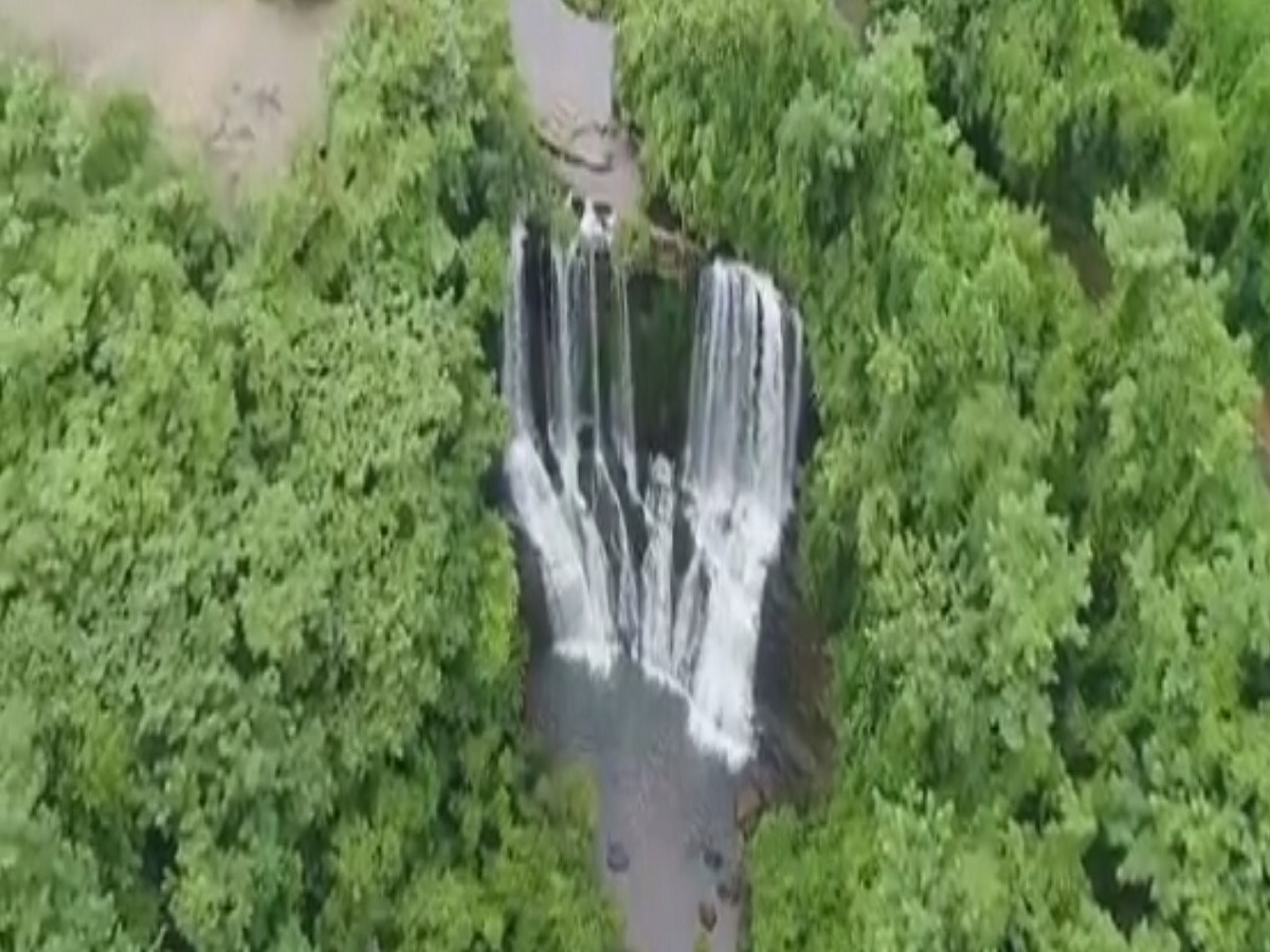 famous Savatkada waterfall in Konkan is a must see during monsoons Just 5 km from Mumbai Goa Highway