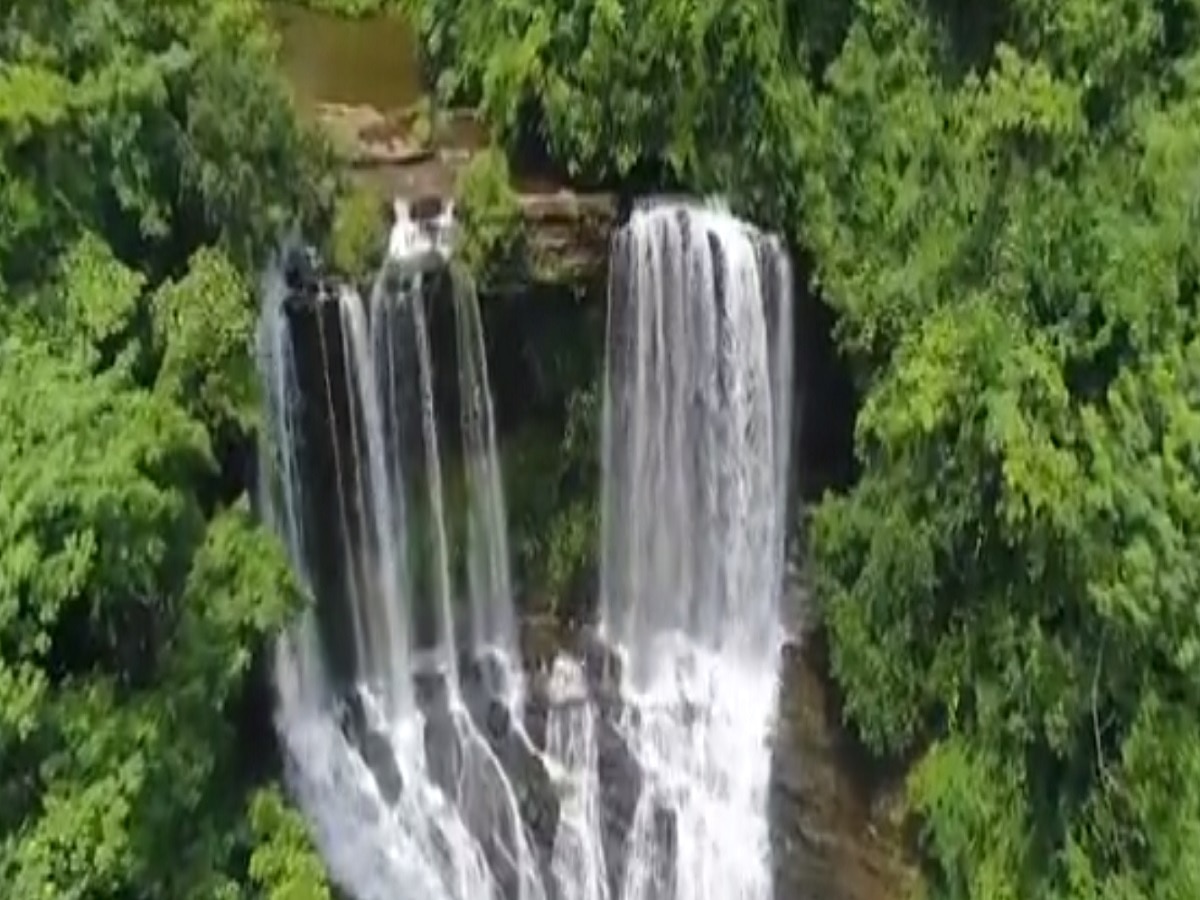 famous Savatkada waterfall in Konkan is a must see during monsoons Just 5 km from Mumbai Goa Highway