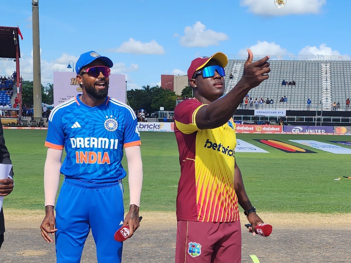 IND vs WI 4th T20I : वेस्ट इंडिजने टॉस जिंकला, रोहितच्या खास मित्रासोबत पुन्हा धोका? पाहा Playing XI title=