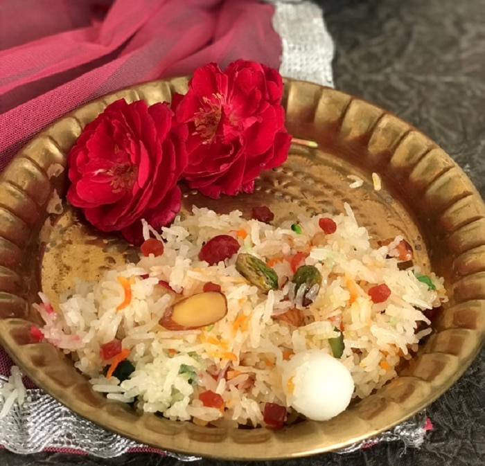 Mutanjan meat and rice dessert recipe 