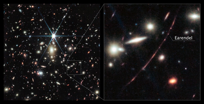 NASA James Webb Telescope captures most distant star ever seen see photos 