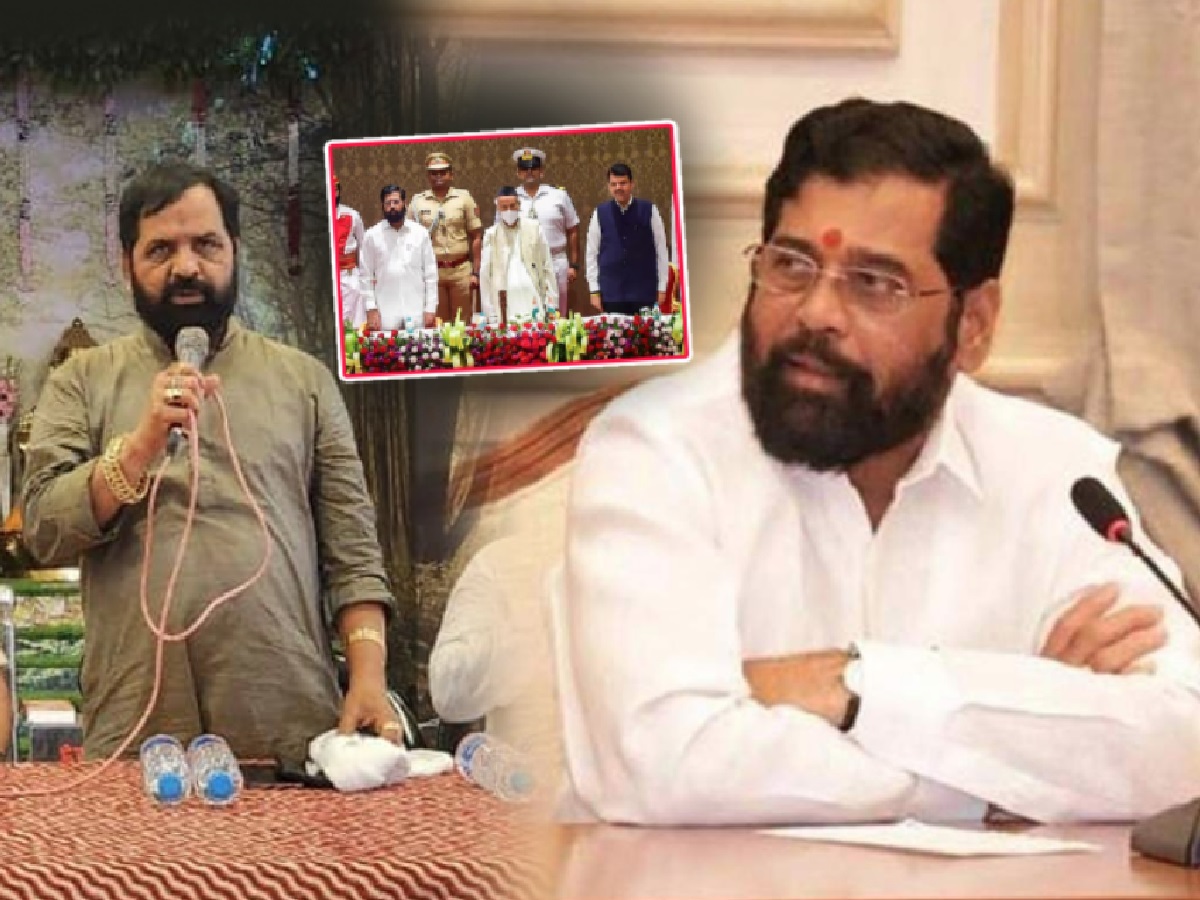 आमच्या जीवावर एकनाथ शिंदे मुख्यमंत्री झाले, आमच्यासारखे 40...; भरत गोगावलेंचं जाहीर सभेत विधान title=