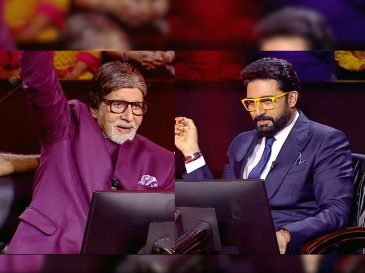 KBC च्या सेटवर बिग बी मद्यधुंद अवस्थेत आले, अभिषेकनं त्यांना पाहिलं आणि... title=