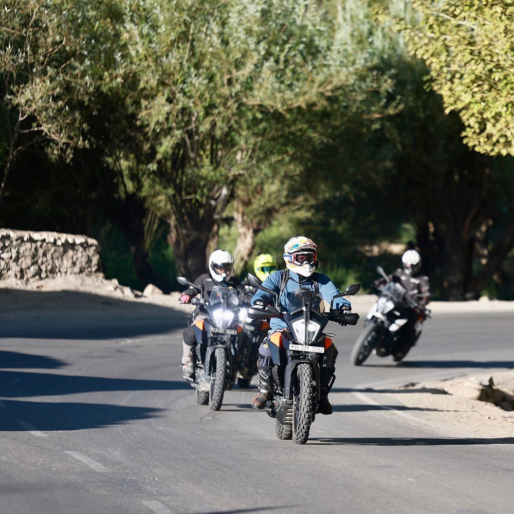 Rahul Gandhi Bike Ride To Ladakh