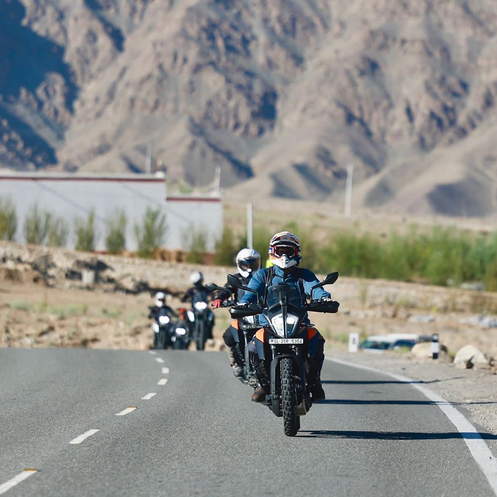 Rahul Gandhi Bike Ride To Ladakh