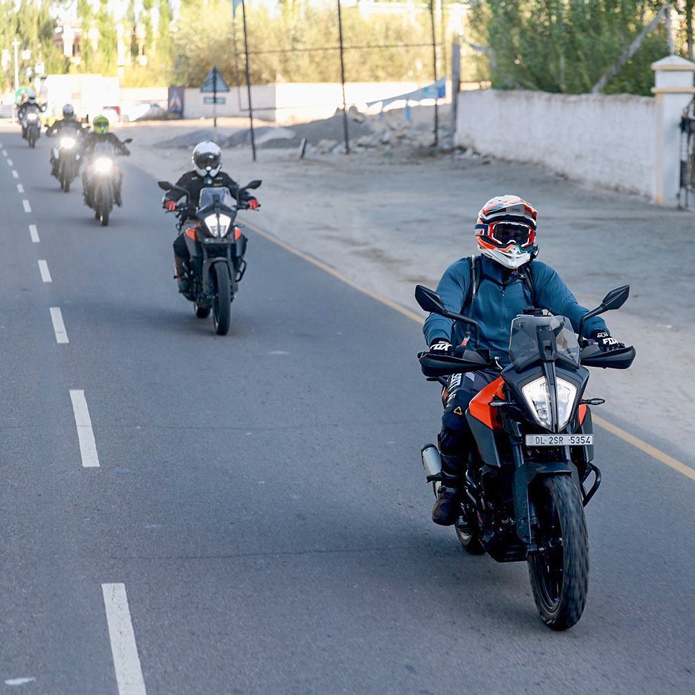 Rahul Gandhi Bike Ride To Ladakh 