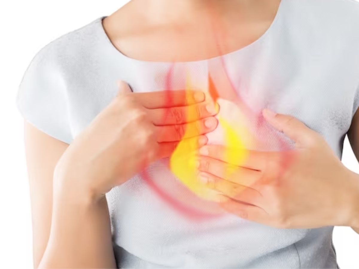 Stomach chest burning after eating Know causes and solutions Health Tips in Marathi