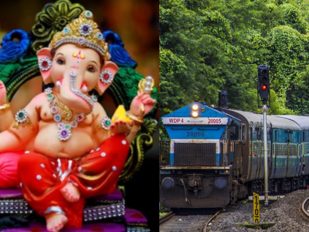 Indian Railway 312 Ganpati Special Train for mumbai Maharashtra Region