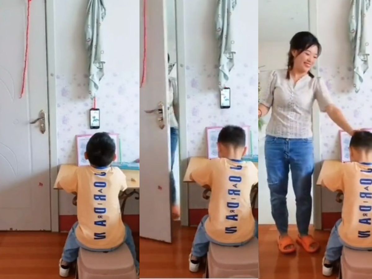 Viral Video: हा मुलगा खूपच 'हुशार', फोटोतला फरक ओळखलात तर तुम्हीही हेच म्हणाल title=