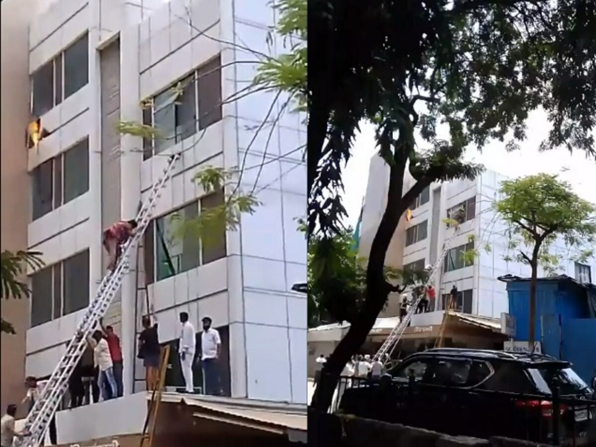 मुंबईत गॅलेक्सी हॉटेलमध्ये भीषण आग, तिघांचा होरपळून मृत्यू