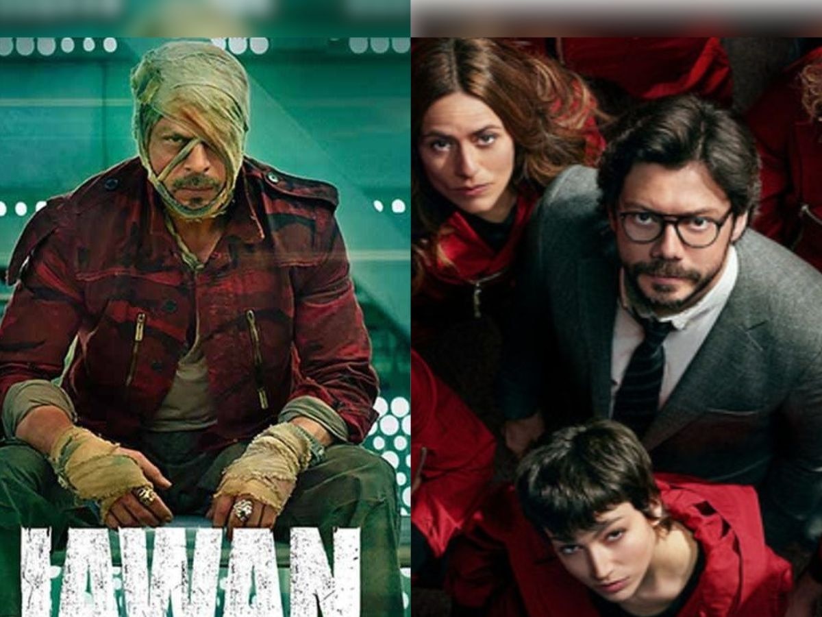 Money Heist वेब सिरीजवरून प्रेरित आहे शाहरुखचा जवान? नेमका काय आहे प्रकार title=