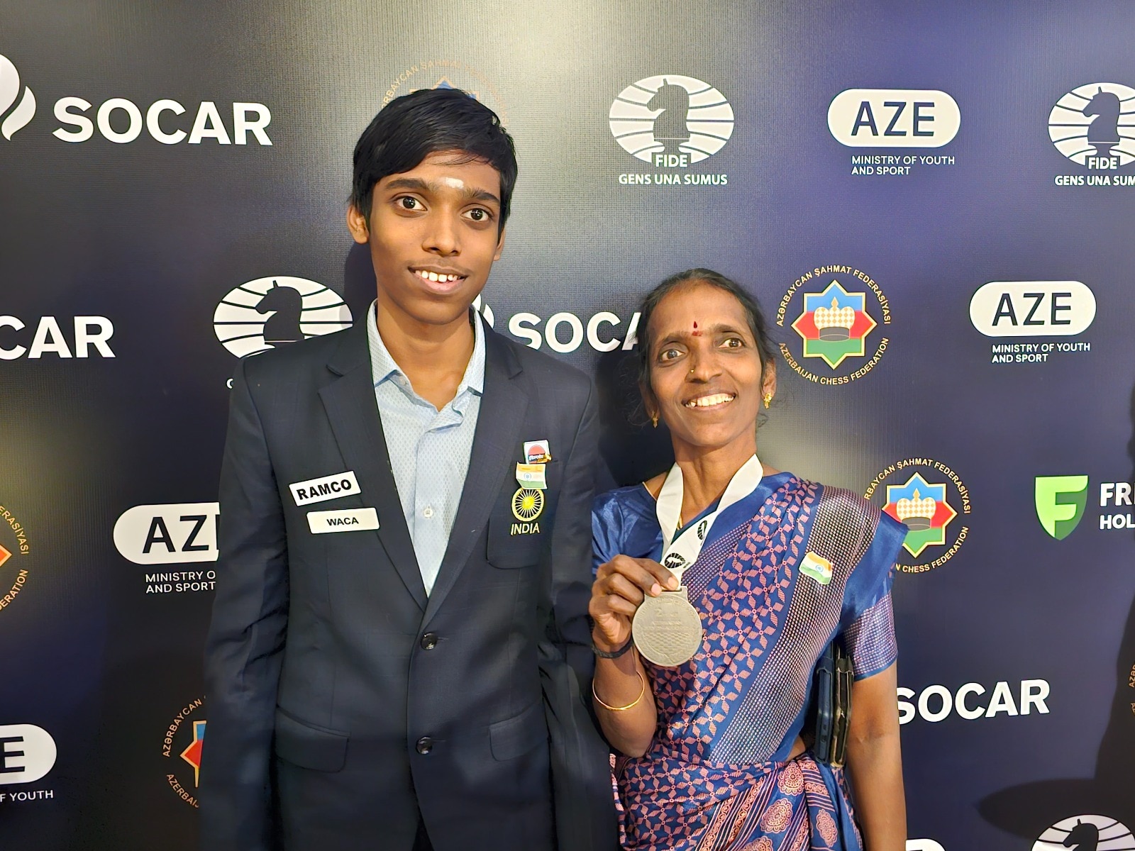 PM Modi meets chess prodigy Praggnanandhaa