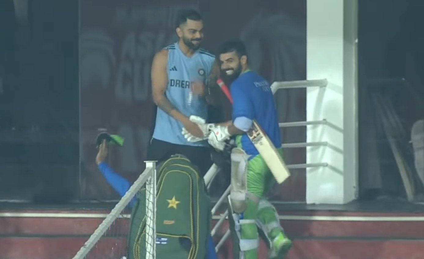 India vs Pakistan Virat Kohli meet Pakistani players on the eve of Asia Cup clash